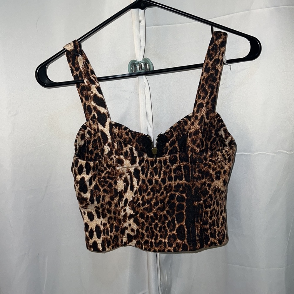 Leopard crop top - Picture 2 of 2